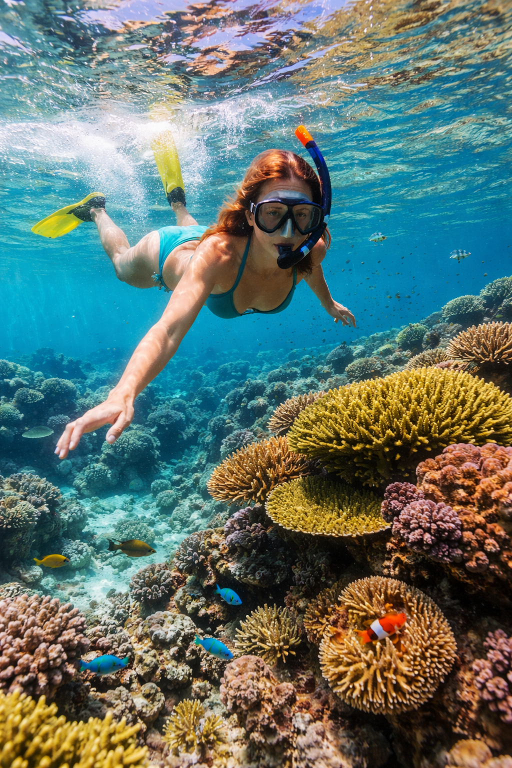 Snorkelling at the Great Barrier Reef